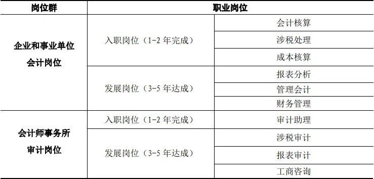 大数据与会计专业